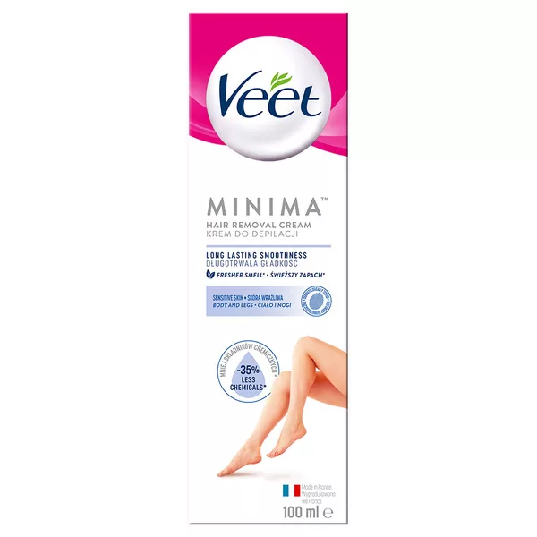 Veet Minima krem do depilacji ciała skóra wrażliwa 100ml