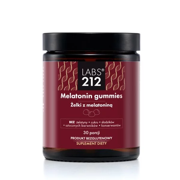 LABS212 Melatonin żelki z melatoniną suplement diety 30szt