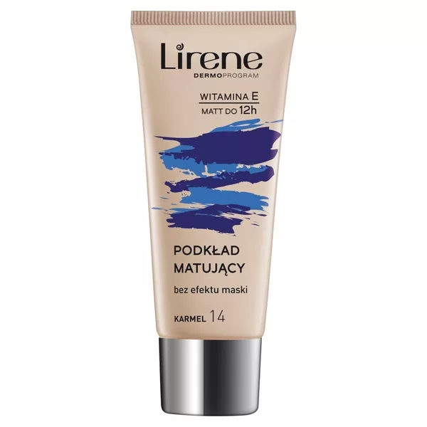 Lirene Nature Matte podkład matujący do twarzy 14 Karmel 30ml