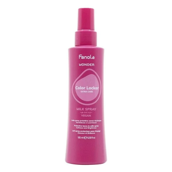 Fanola Wonder Color Locker Milk, lekki spray przedłużający trwałość koloru w formie mleczka, 195ml