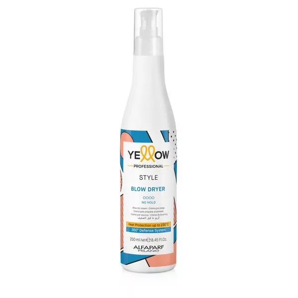 Yellow Professional Style Blow Dryer, krem termoochronny do włosów, 250ml