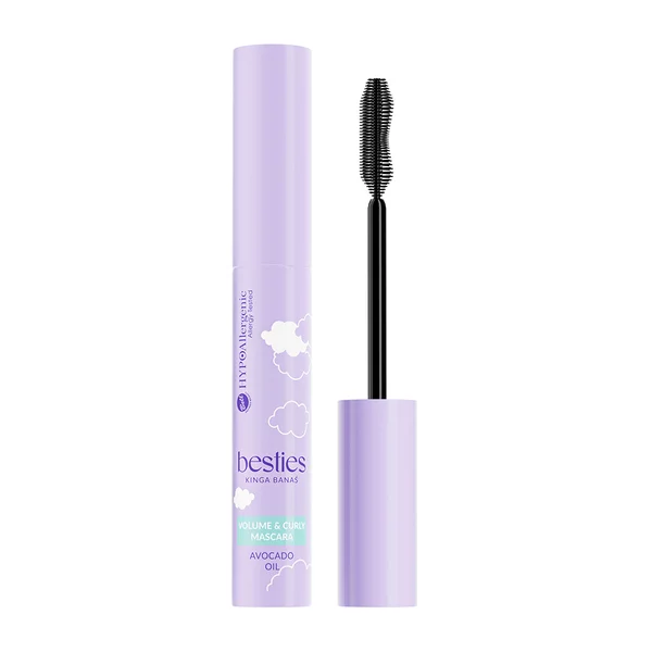 Bell HYPOAllergenic x Besties, tusz do rzęs pogrubiająco-podkręcający 01, 8g