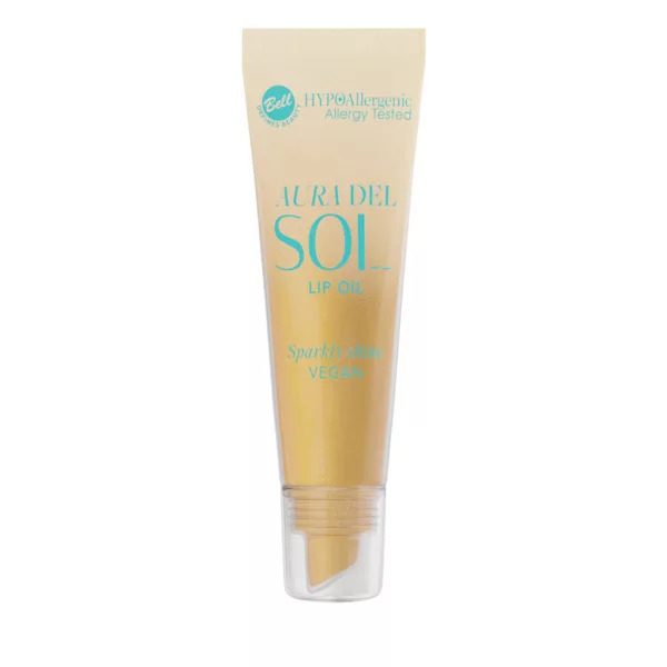 Bell HYPOAllergenic Aura Del Sol, hypoalergiczny olejek do ust z drobinkami, 03, 10g