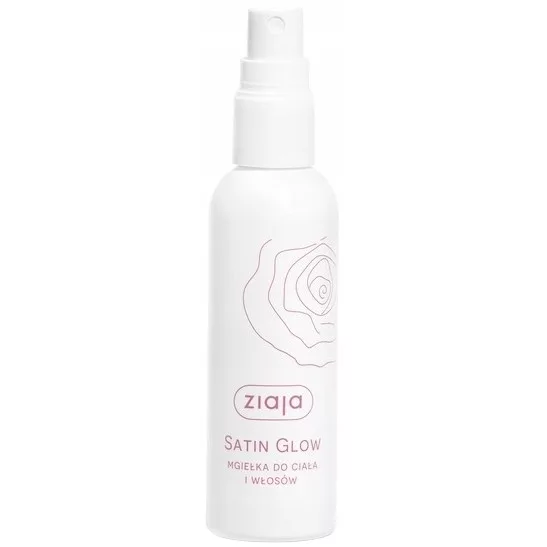 Ziaja Satin Glow, mgiełka do ciała i włosów, 90ml