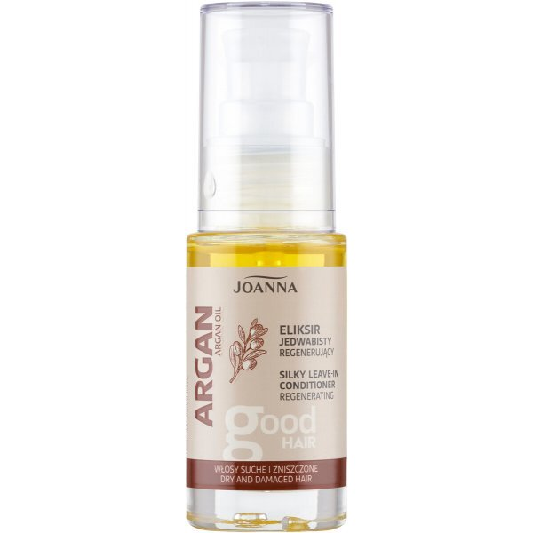 Joanna Argan Oil, regenerujący eliksir jedwabisty z olejkiem arganowym, 25ml