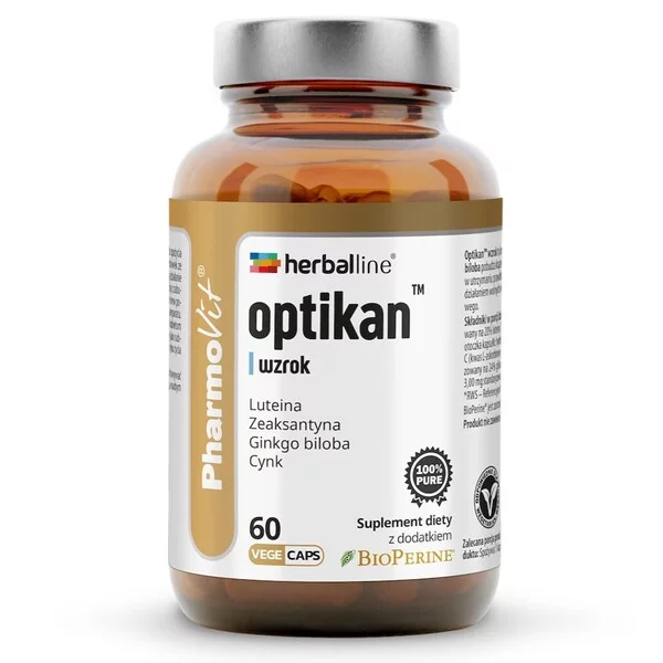 Pharmovit Optikan wzrok suplement diety 60 kapsułek