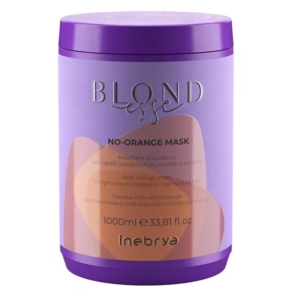 Inebrya Blondesse No Orange, maska do włosów, 1000ml