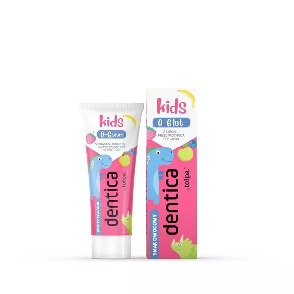 Tołpa Dentica, Kids 0-6 pasta do zębów dla dzieci owocowa, 50ml