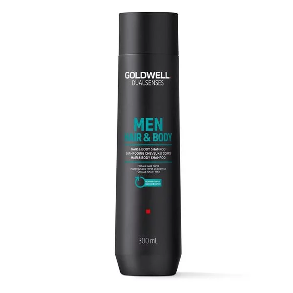 Goldwell Dualsenses For Men, szampon do włosów i ciała, 300ml