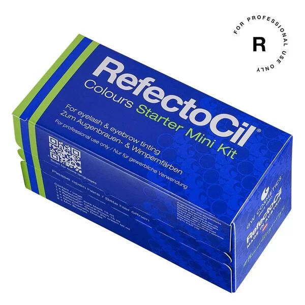 RefectoCil Colours Starter Mini Kit, mini zestaw startowy do koloryzacji brwi i rzęs, ref.57777