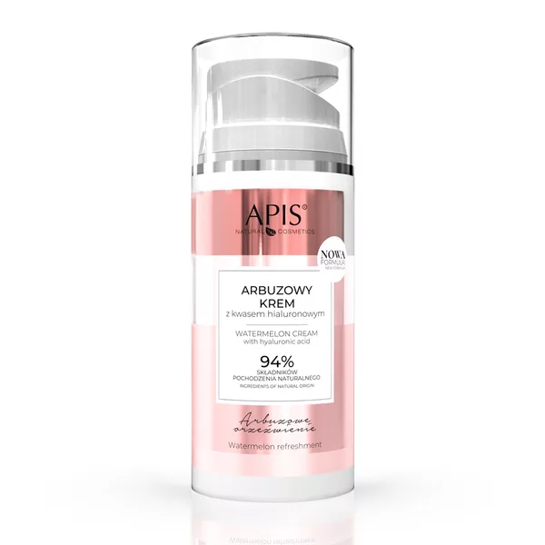 Apis Arbuzowe Orzeźwienie, arbuzowy krem do twarzy z kwasem hialuronowym, 100ml