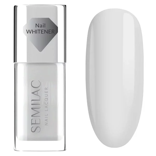 Semilac, klasyczny lakier do paznokci, 100 Nail Whitener, 9ml