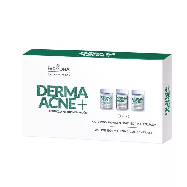 Farmona Professional Derma Acne+, Aktywny koncentrat normalizujący, 5x5ml