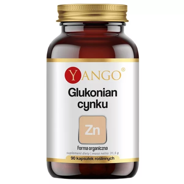 Yango Glukonian cynku suplement diety 90 kapsułek