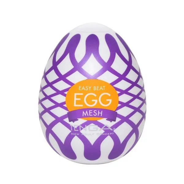 Tenga Easy Beat Egg Mesh jednorazowy masturbator w kształcie jajka