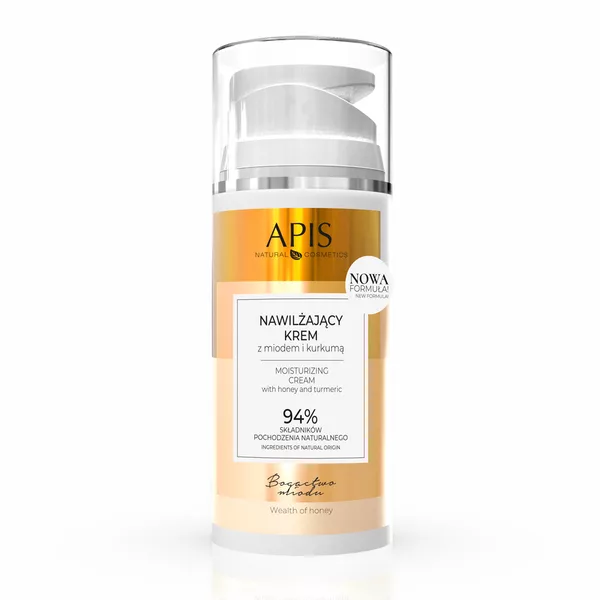 Apis Bogactwo Miodu, nawilżajacy krem z miodem i kurkumą, 100ml