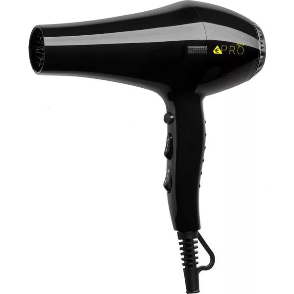 Efalock, lekka suszarka do włosów ePro Light, 1800W, czarna