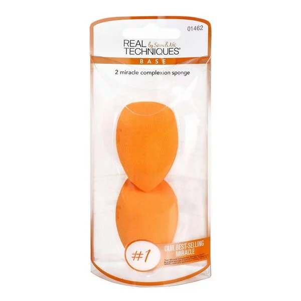 Real Techniques Miracle Complexion Sponges zestaw dwóch gąbek do podkładu