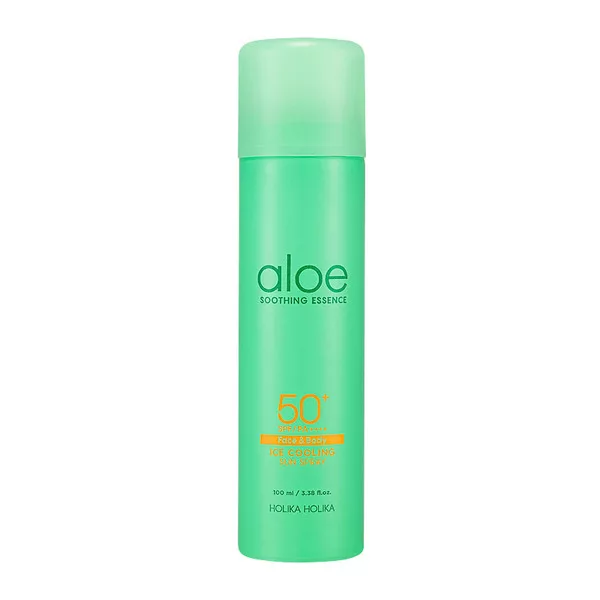Holika Holika Aloe Ice Cooling Sun spray, spray przeciwsłoneczny SPF 50+, 100ml