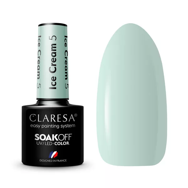 Claresa, Lakier hybrydowy, ICE CREAM 5, 5g