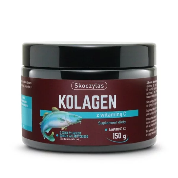 Skoczylas Kolagen z dorsza atlantyckiego dziko żyjącego suplement diety 150g