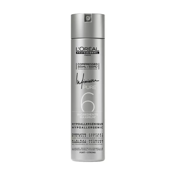 Loreal Professionnel Infinium Pure, lakier do włosów, strong, 300ml