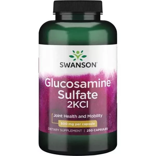 Swanson Glukozamina 500mg 250kaps