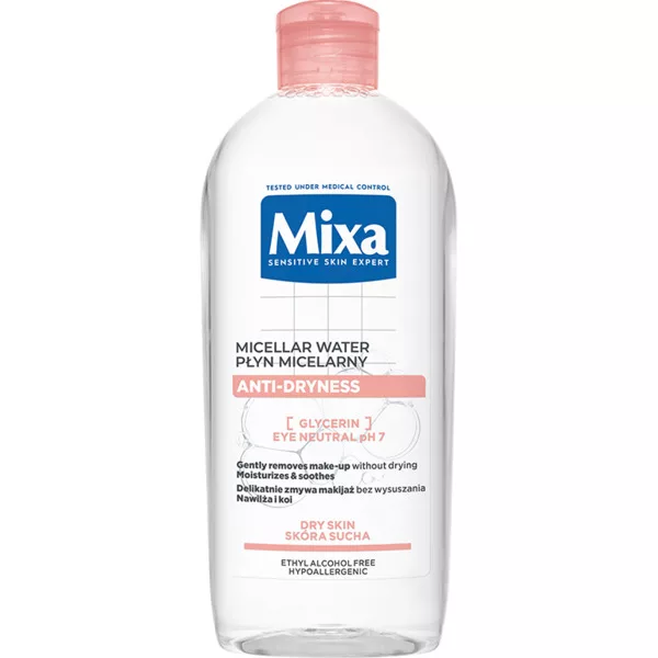 Mixa Przeciw przesuszaniu, płyn micelarny przeciw przesuszaniu, 400ml