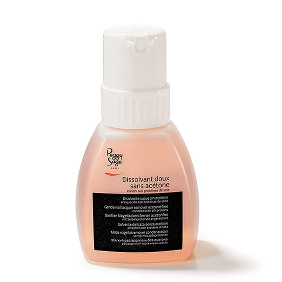 Peggy Sage łagodny zmywacz do paznokci z pompką, bez acetonu, 240ml, ref. 120111