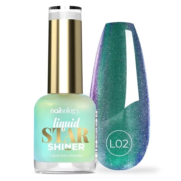 Clavier Nailsology Liquid Star Shiner pyłek w płynie L02 Lacerta 8ml