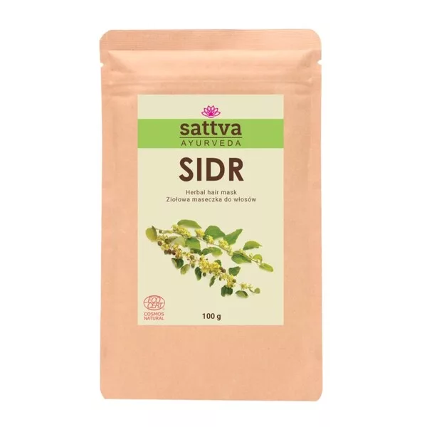Sattva Herbal Hair Mask ziołowa maseczka do włosów Sidr 100g