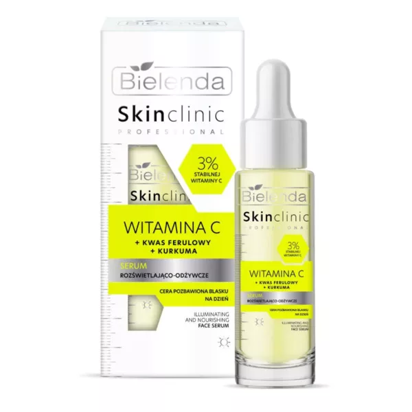 Bielenda Skin Clinic Professional, witamina C, serum rozświetlająco-odżywcze, 30ml