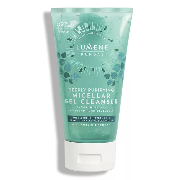 Lumene Puhdas, głęboko oczyszczający żel micelarny do twarzy, 150ml