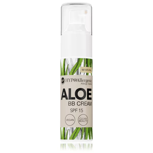 Bell HYPO Aloe BB Cream SPF 15, krem koloryzujący do twarzy, 03, 20g