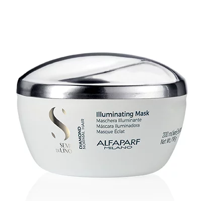 Alfaparf Milano Semi di Lino Diamond, maska rozświetlająca do włosów normalnych, 200ml