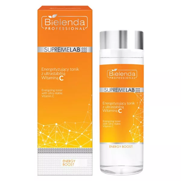 Bielenda Professional Supremelab, Energy Boost, energetyzujący tonik ze stabilną Witaminą C, 200ml