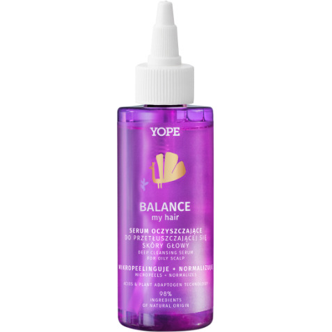 Yope Balance My Hair, serum oczyszczające do przetłuszczającej się skóry głowy, 150ml