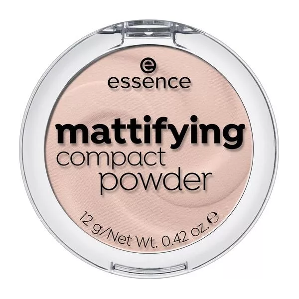 Essence, puder matujący 10 LIGHT BEIGE, 12g