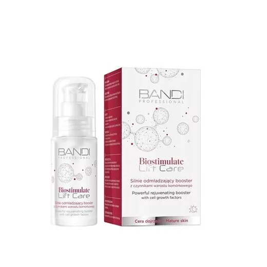 Bandi Biostimulate Lift Care, silnie odmładzający booster z czynnikami wzrostu komórkowego, 30ml