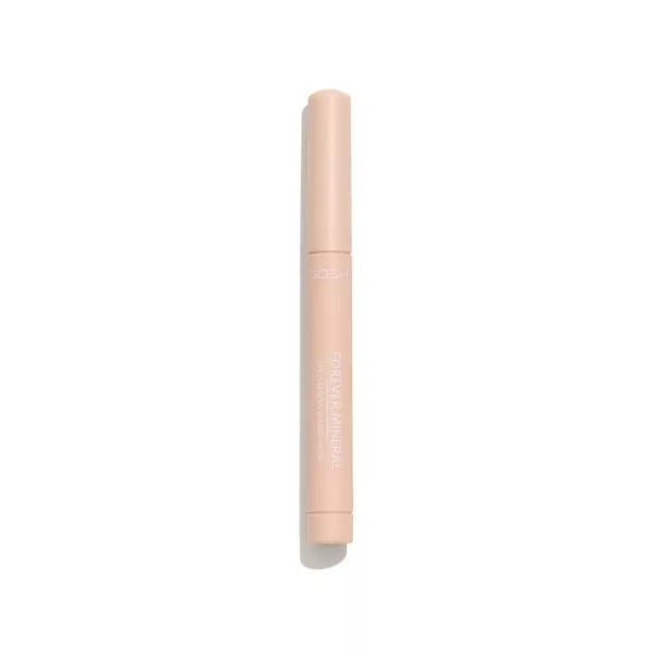 Gosh Forever Mineral, cień do powiek w sztyfcie wodoodporny, 012 Matte Beige, 1.4g
