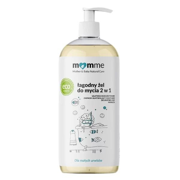 MomMe Łagodny żel do mycia dla dzieci 2w1 500ml
