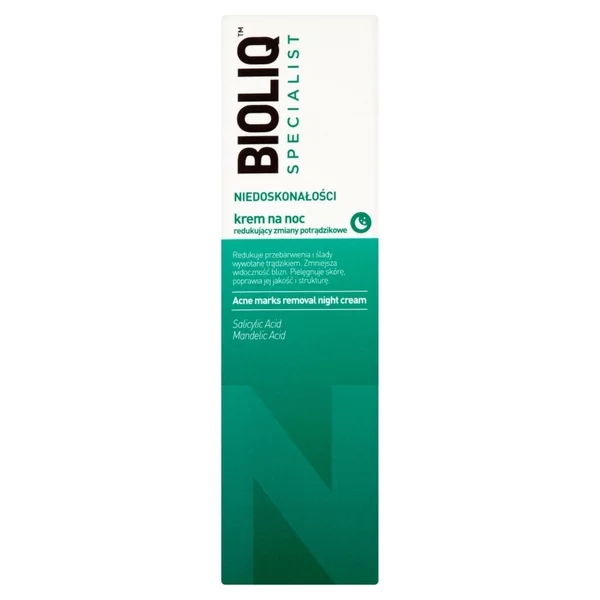 Bioliq Specialist Niedoskonałości krem na noc redukujący zmiany potrądzikowe 30ml