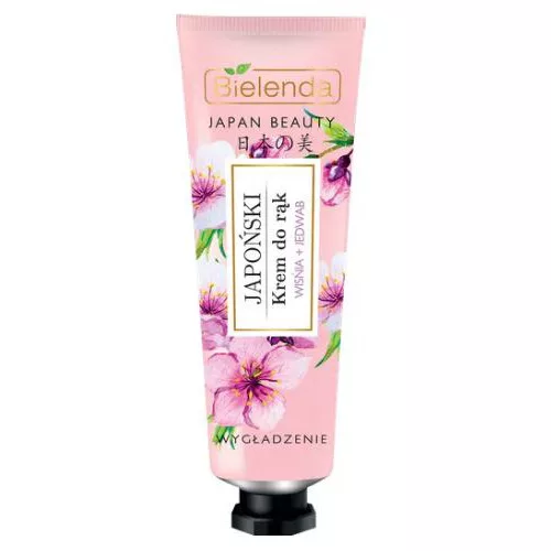 Bielenda Japan Beauty Japoński Krem Do Rąk Wiśnia + Jedwab, 50ml