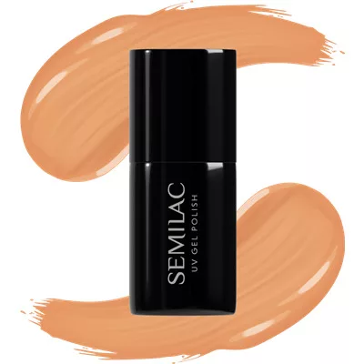 Semilac lakier hybrydowy, 7ml, 600 Apricot Crush