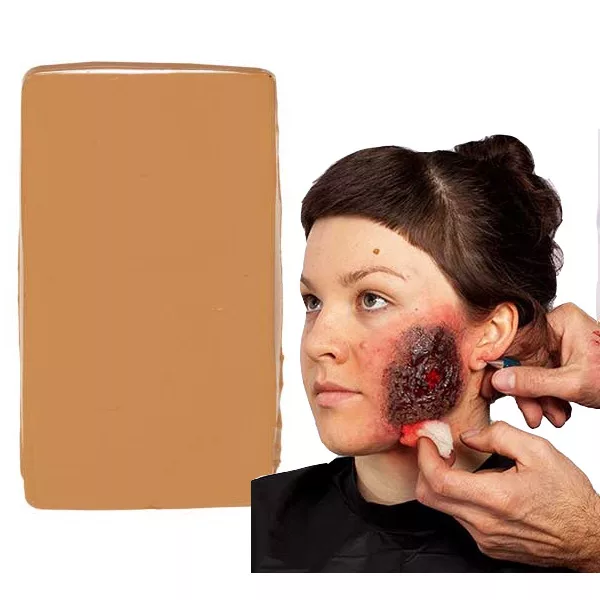 Kryolan Gelafix Skin, materiał do imitacji poparzeń, 60g, Dark