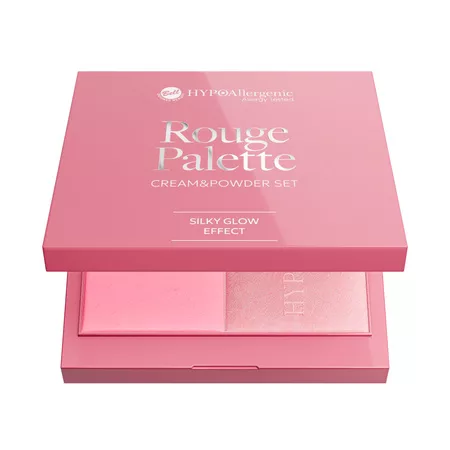 Bell HYPOAllergenic Rouge Palette Cream & Powder Set, zestaw do policzków, 001, 9,5g