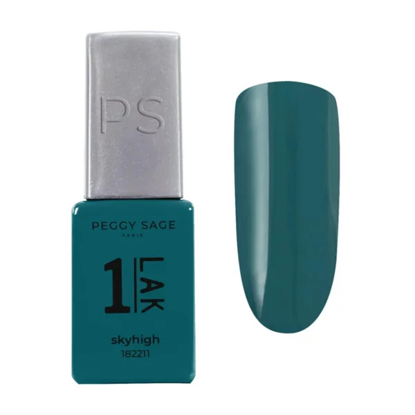 Peggy Sage One-LAK lakier hybrydowy 3w1, skyhigh, 5ml