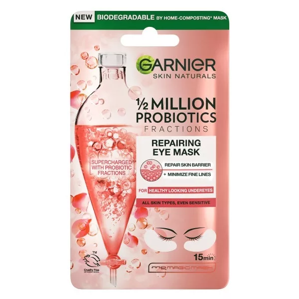 Garnier Skin Naturals ProBiotic maska na tkaninie pod oczy 6ml