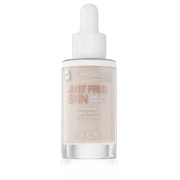 Bell HYPO Just Free Skin Liquid Concealer, korektor w płynie, 02, 8,5g