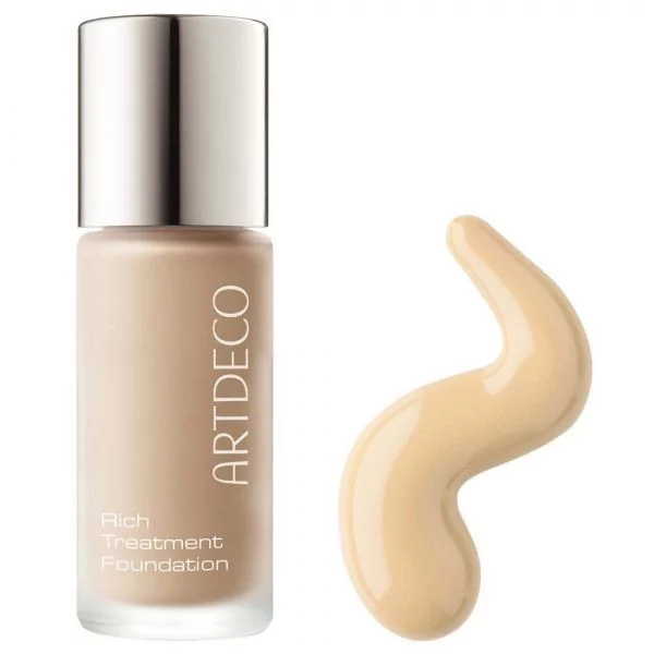 Artdeco Rich Treatment Foundation, rozświetlający podkład do twarzy, 17 creamy honey, 20ml